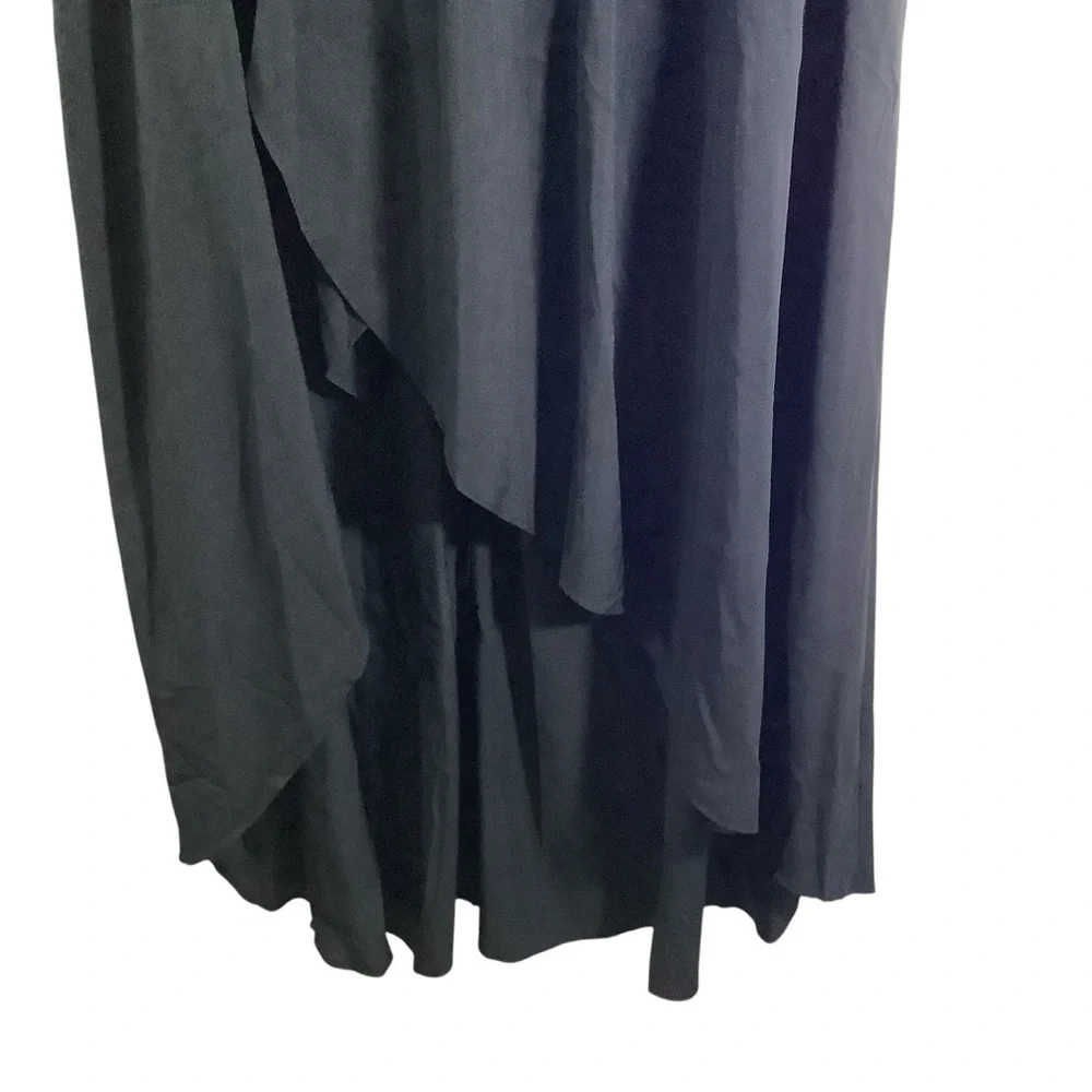HALARA Black Breezeful High Waisted Ruffled Skirt Hi-lo Flowy